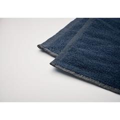 Vue SEAQUAL® serviette 70x140cm - Sand de couleur bleu| Krokrodeal
