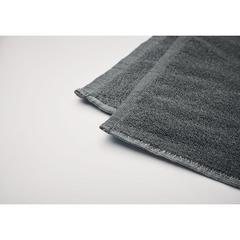 Vue SEAQUAL® serviette 100x170cm - Water de couleur gris| Krokrodeal