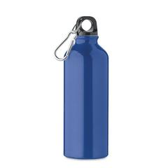 Vue Bouteille en alu recyclé 500 ml - Remoss de couleur bleu| Krokrodeal