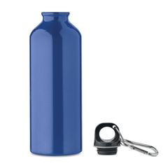 Vue Bouteille en alu recyclé 500 ml - Remoss de couleur bleu| Krokrodeal