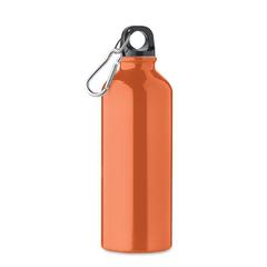 Vue Bouteille en alu recyclé 500 ml - Remoss de couleur orange| Krokrodeal