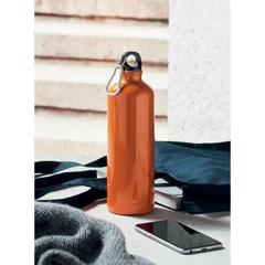 Vue Bouteille en alu recyclé 500 ml - Remoss de couleur orange| Krokrodeal