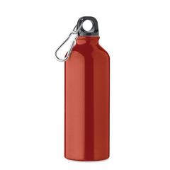 Vue Bouteille en alu recyclé 500 ml - Remoss de couleur rouge| Krokrodeal
