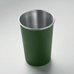 Vue Gobelet en inox recyclé - Fjard de couleur vert| Krokrodeal