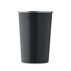 Vue Gobelet en inox recyclé - Fjard de couleur noir| Krokrodeal