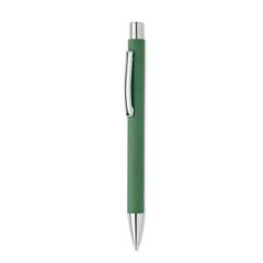Vue Stylo à bille en papier recyclé - Olympia de couleur vert| Krokrodeal