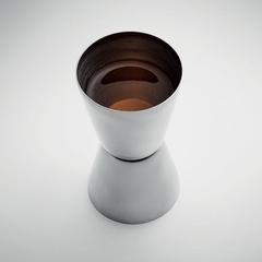 Vue Verre doseur acier inoxydable - Frozen de couleur gris| Krokrodeal