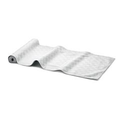 Vue Chemin de table en polyester - Spice de couleur blanc| Krokrodeal