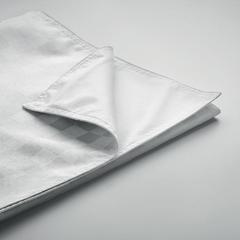 Vue Chemin de table en polyester - Spice de couleur blanc| Krokrodeal