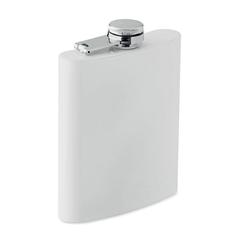 Vue Flasque pour sublimation - Sublim hip de couleur blanc| Krokrodeal
