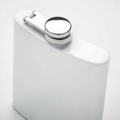 Vue Flasque pour sublimation - Sublim hip de couleur blanc| Krokrodeal