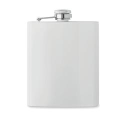 Vue Flasque pour sublimation - Sublim hip de couleur blanc| Krokrodeal