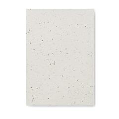 Vue Carnet A5 couv. papier semence - Seed book de couleur blanc| Krokrodeal