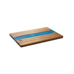 Vue Planche à découper en acacia - Grooves de couleur marron| Krokrodeal