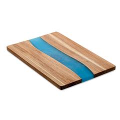 Vue Planche à découper en acacia - Grooves de couleur marron| Krokrodeal