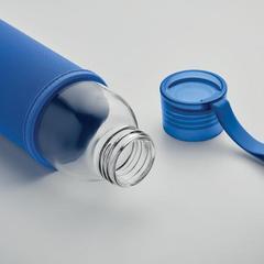 Vue Bouteille verre recyclé 500 ml - Ebor de couleur bleu| Krokrodeal