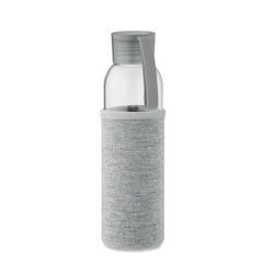 Vue Bouteille verre recyclé 500 ml - Ebor de couleur gris| Krokrodeal