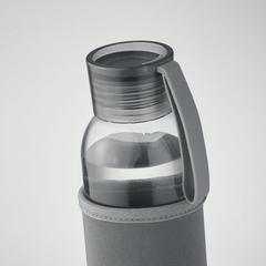 Vue Bouteille verre recyclé 500 ml - Ebor de couleur gris| Krokrodeal