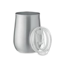 Vue Gobelet en inox recyclé - Ursa de couleur gris| Krokrodeal