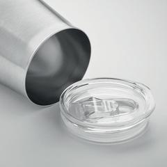 Vue Gobelet en inox recyclé - Ursa de couleur gris| Krokrodeal