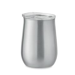 Vue Gobelet en inox recyclé - Ursa de couleur gris| Krokrodeal
