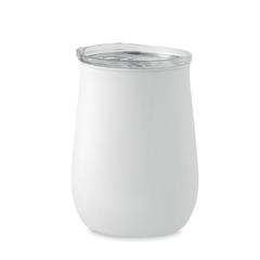 Vue Gobelet en inox recyclé - Ursa de couleur blanc| Krokrodeal