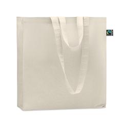 Vue Sac Shopping commerce équitable - Osole ++ de couleur marron| Krokrodeal