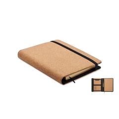 Vue Conférencier A5 en liège - Origin de couleur marron| Krokrodeal