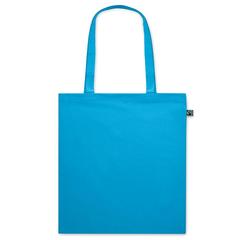 Vue Sac shopping Fairtrade140gr/m² - Osole colour de couleur bleu| Krokrodeal
