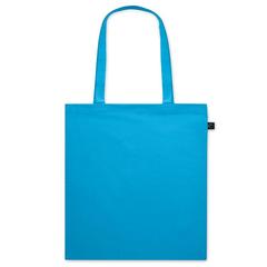 Vue Sac shopping Fairtrade140gr/m² - Osole colour de couleur bleu| Krokrodeal