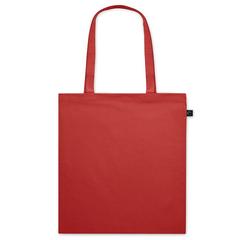 Vue Sac shopping Fairtrade140gr/m² - Osole colour de couleur rouge| Krokrodeal