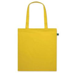 Vue Sac shopping Fairtrade140gr/m² - Osole colour de couleur jaune| Krokrodeal