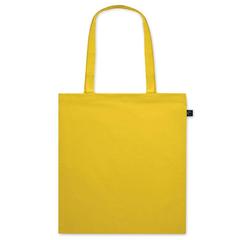 Vue Sac shopping Fairtrade140gr/m² - Osole colour de couleur jaune| Krokrodeal
