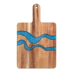 Vue Planche de service en acacia - Azuur de couleur marron| Krokrodeal