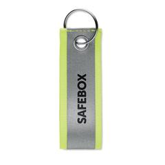 Vue Porte-clés réfléchissant - Reflekey de couleur jaune| Krokrodeal