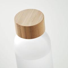 Vue Bouteille verre dépoli 500ml - Abe de couleur blanc| Krokrodeal