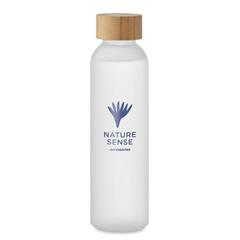 Vue Bouteille verre dépoli 500ml - Abe de couleur blanc| Krokrodeal
