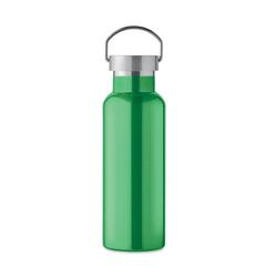 Vue Bouteille double paroi 500 ml - Florence de couleur vert| Krokrodeal