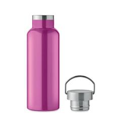 Vue Bouteille double paroi 500 ml - Florence de couleur rose| Krokrodeal