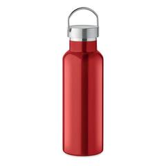 Vue Bouteille double paroi 500 ml - Florence de couleur rouge| Krokrodeal