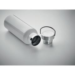 Vue Bouteille double paroi 500 ml - Florence de couleur blanc| Krokrodeal