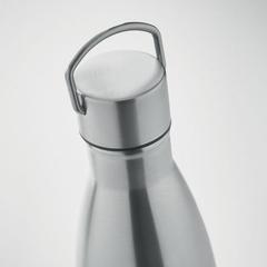 Vue Bouteille double paroi 500 ml - Manoa de couleur gris| Krokrodeal