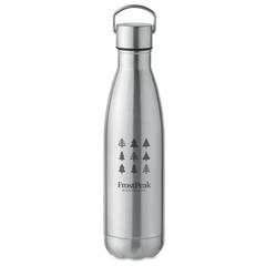 Vue Bouteille double paroi 500 ml - Manoa de couleur gris| Krokrodeal
