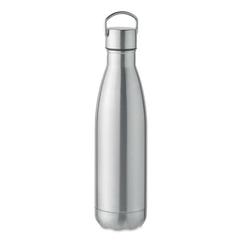 Vue Bouteille double paroi 500 ml - Manoa de couleur gris| Krokrodeal