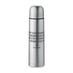 Vue Bouteille double paroi 500 ml - Mahua de couleur gris| Krokrodeal