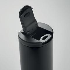 Vue Mug double paroi 330ml - Redu de couleur noir| Krokrodeal