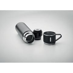 Vue Bouteille et 2 gobelets - Sharm de couleur noir| Krokrodeal