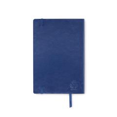 Vue Carnet A5 couverture en PU - Breta de couleur bleu| Krokrodeal