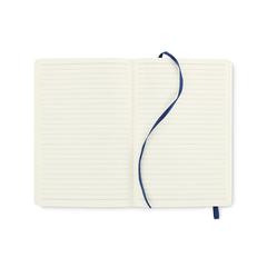 Vue Carnet A5 couverture en PU - Breta de couleur bleu| Krokrodeal