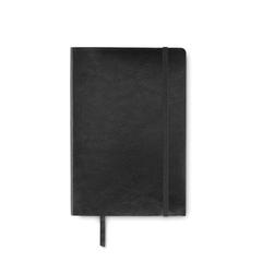 Vue Carnet A5 couverture en PU - Breta de couleur noir| Krokrodeal